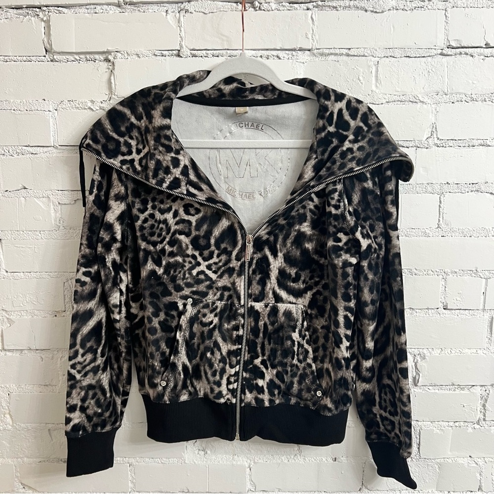 Michael Kors Velour Animal Print Set